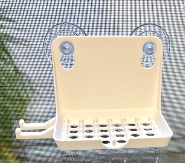 Hanging Soap Dish with Razor Holder
