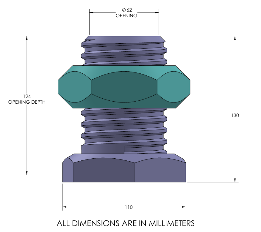 Bolt Pencil Cup - Download 3D Print Files or Purchase Finished Product