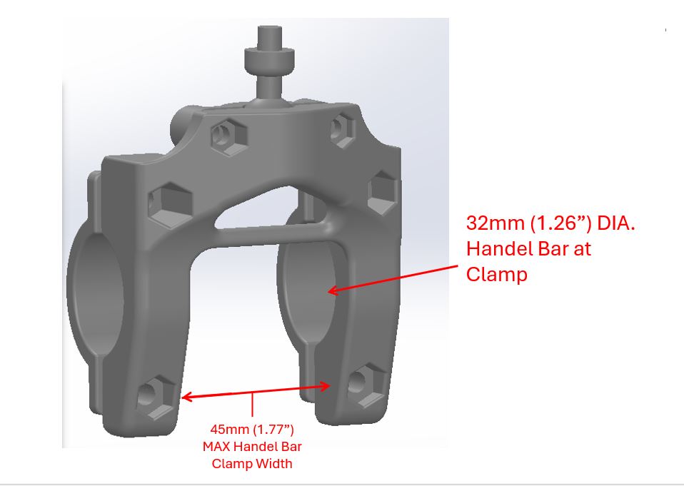 MOUNTAIN BIKE ACTION CAMERA GOPRO MOUNT