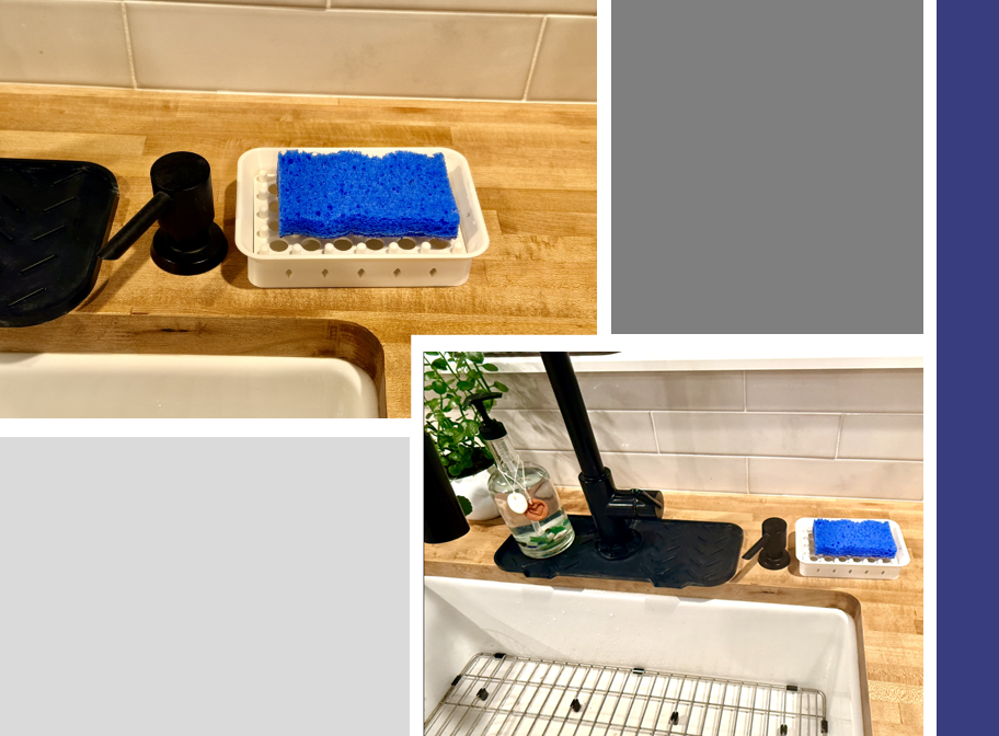 Kitchen Sponge Drainer Dish